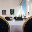 Konferenzraum mit Blick auf das Hotel Marina, Grenaa